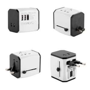 Multiadaptador de Viaje con Puertos USB